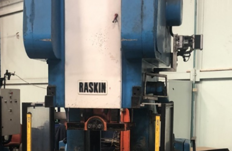 מכבש אצקנטרי 160 טון RASKIN, שולחן 980X700 מ"מ