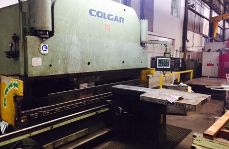 COLGAR CNC press brake 100 tons X 3000 mm, control CYBELEC
