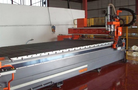 ראוטר CNC לאומיניום TEKNA איטליה 2000X4000 מ"מ